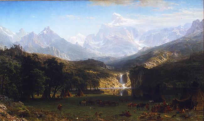 Albert Bierstadt The Rocky Mountains, Lander's Peak china oil painting image